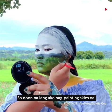 This Pinay From Baguio Creates Stunning Face Paint Illusions.
